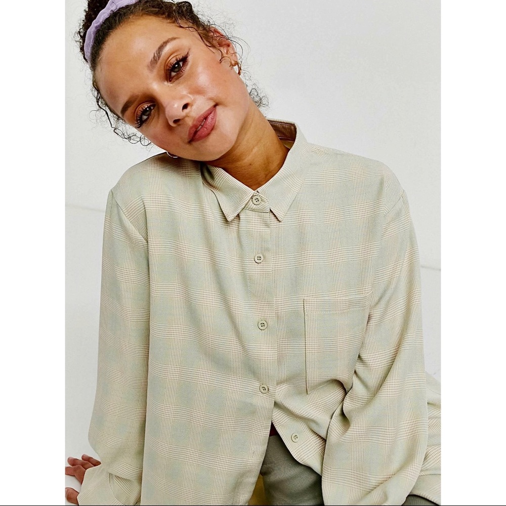 Lola May Plaid shirt dress
